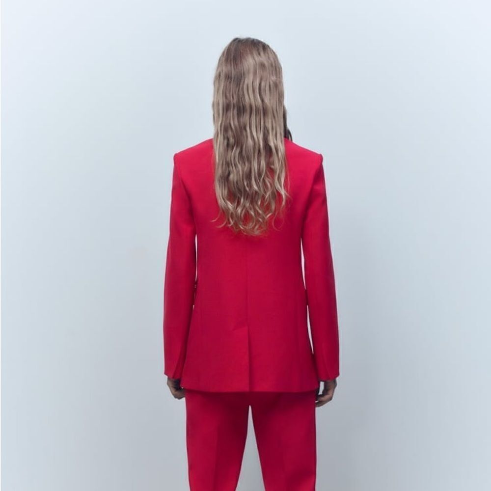 Zara Fuchsia Set Co-Ord Blazer and Pants - Picture 9 of 10